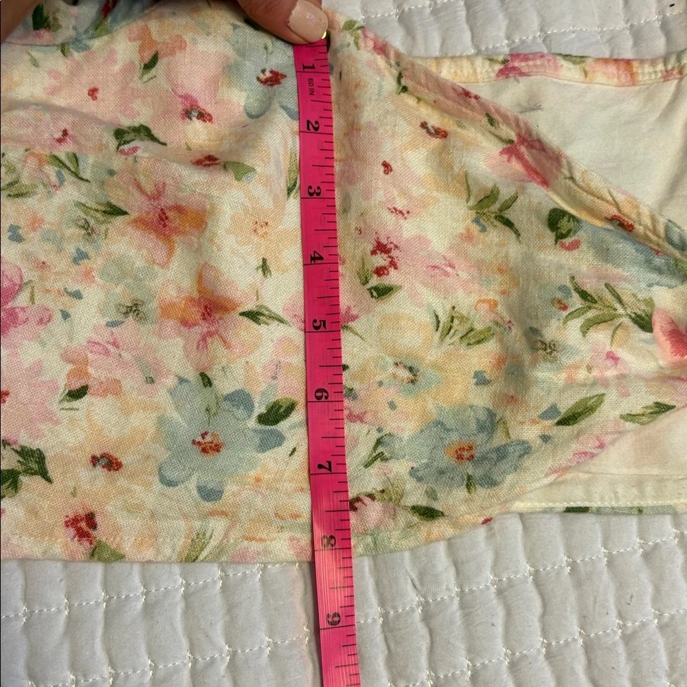 Abercrombie & Fitch Floral Tie-Front Blouse